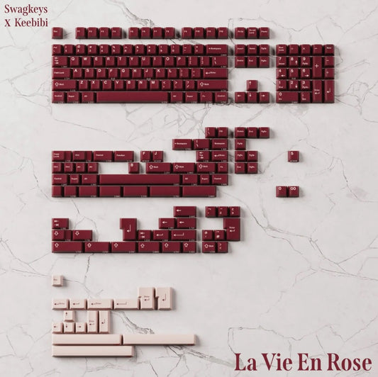 SW La Vie en Rose r2 - Keycaps